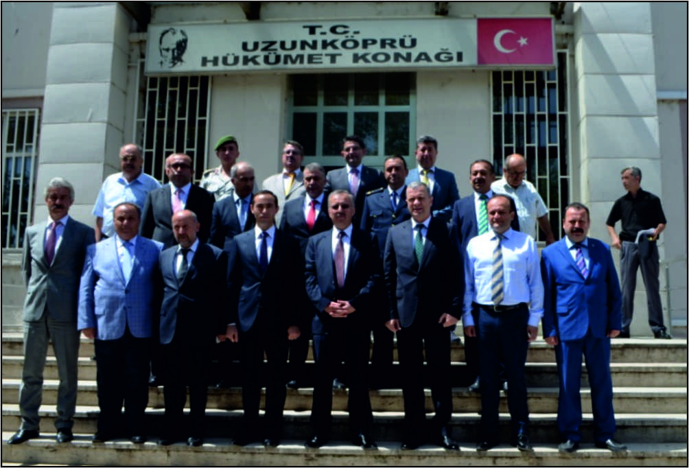 Edirne’ye yeni atanan Vali Günay ÖZDEMİR, Uzunköprü’de yaptığı kurum ziyaretleri