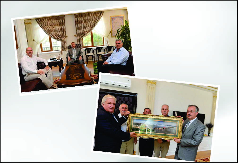 Edirne’ye yeni atanan Edirne Valisi Günay ÖZDEMİR’e ziyaretler devam ediyor.