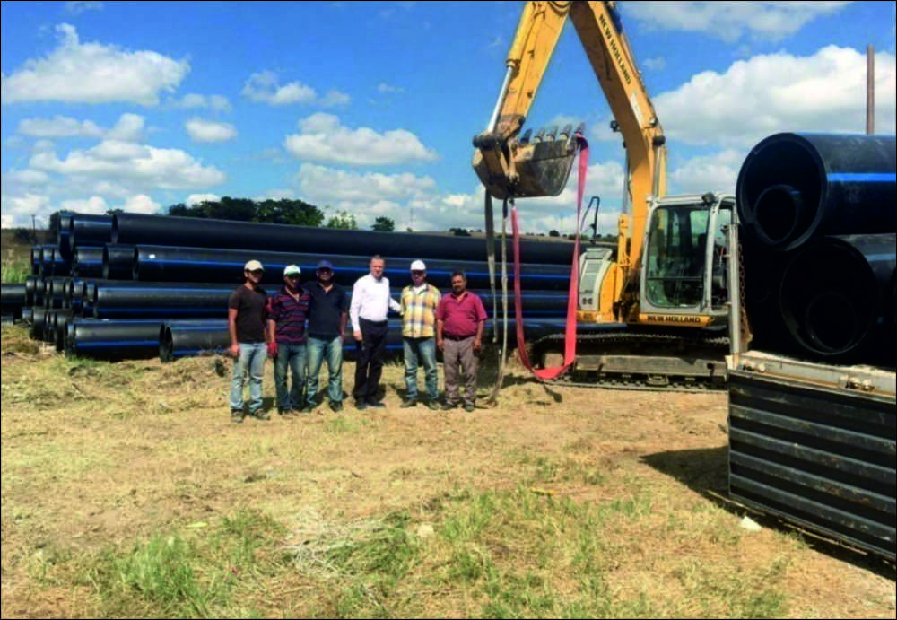 Uzunköprü Belediye Başkanı Enis İŞBİLEN şehir içi içme suyu çalışmaları