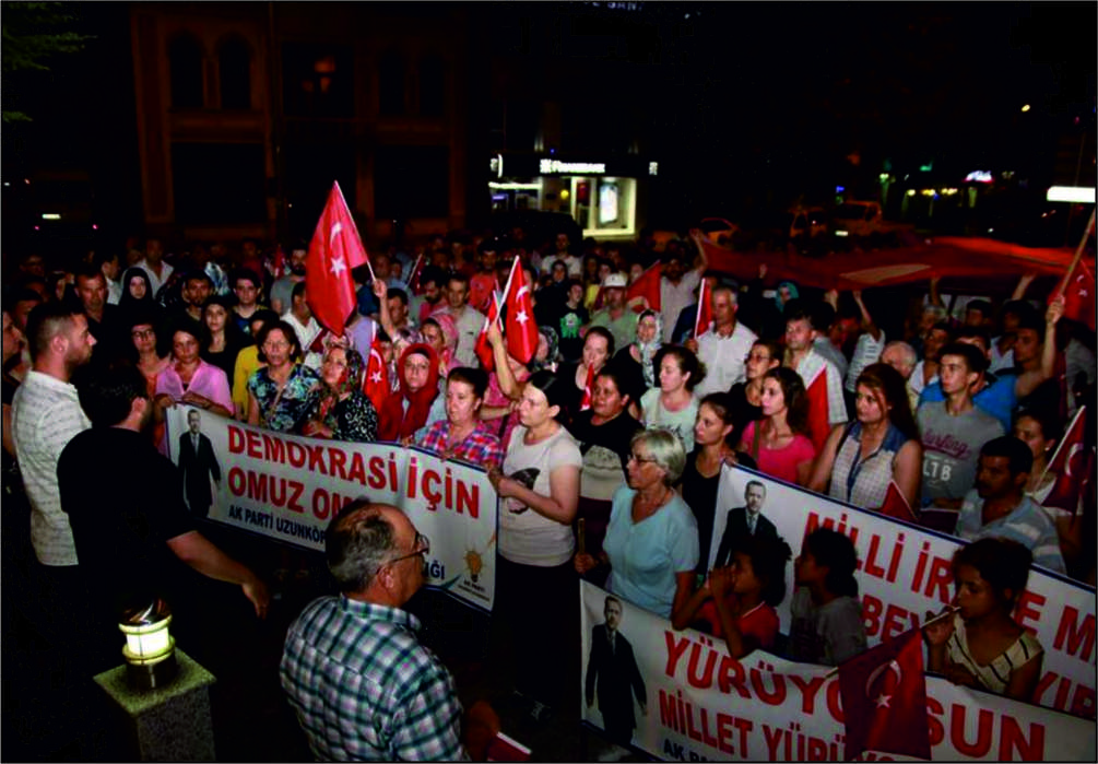 AK Parti Uzunköprü İlçe Başkanı Çağatay YILMAZ; “Milletin iradesi galip