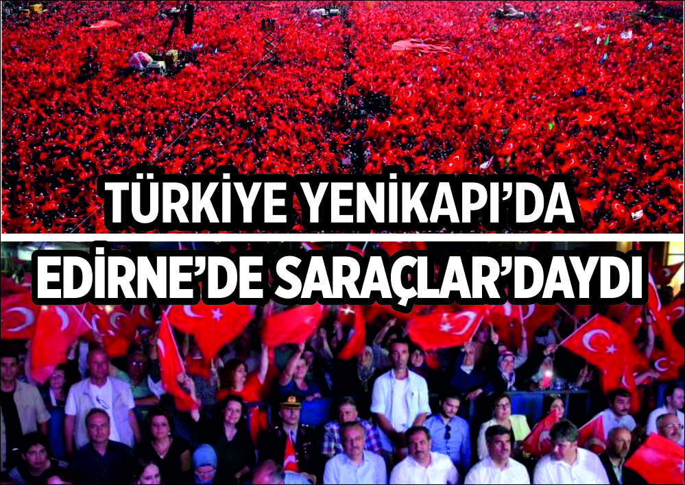 Türkiye’de 15 Temmuz gecesi yaşanan darbe girişiminin ardından meydanlarda 23