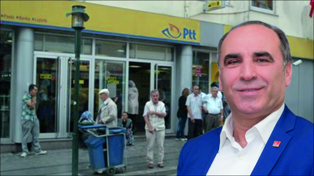 Cumhuriyet Halk Partisi Edirne Milletvekili Erdin Bircan Edirne’deki PTT elemanı