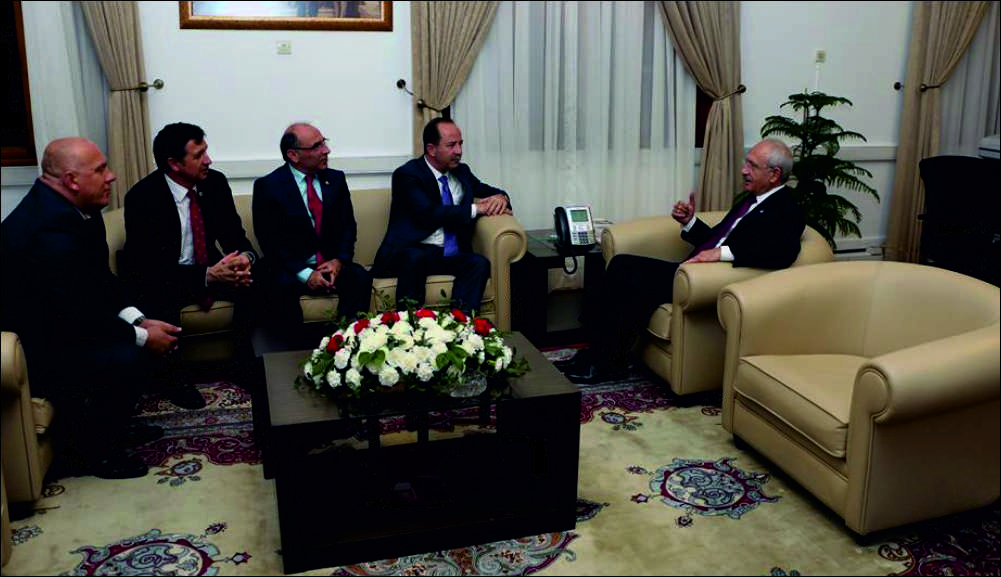 CHP Edirne Milletvekilleri Erdin Bircan, Okan Gaytancıoğlu, Edirne Belediye Başkanı