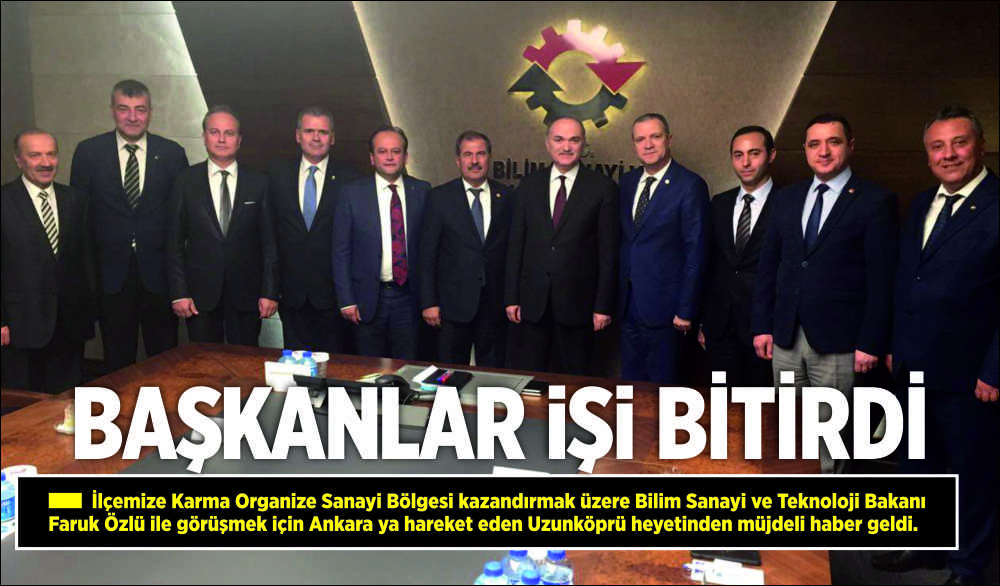 >>>Ak Parti İlçe Başkanı Çağatay Yılmaz; “Uzunköprü’müz için kişisel egolarımızı