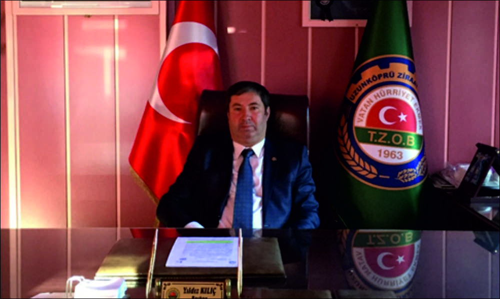 Uzunköprü Ziraat Odası Başkanı Yıldız KILIÇ, 2016 yılı Çiftçi Kayıt