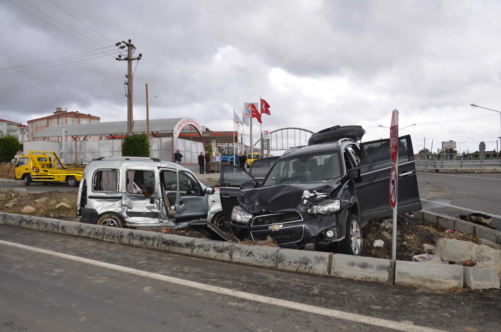 Malkara ilçesinde meydana gelen trafik kazasında 1 kişi yaralandı.