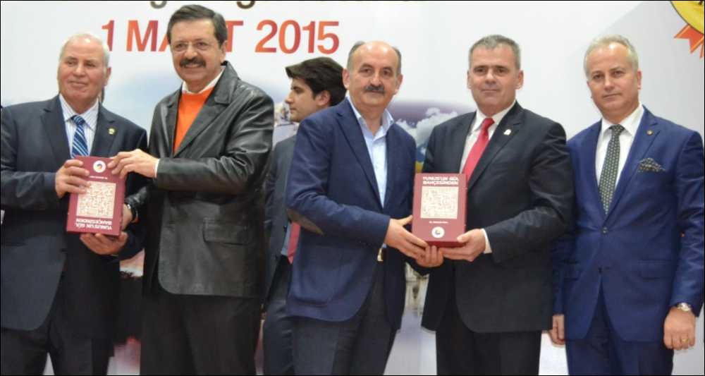 1 Mart 2015 tarihinde Uzunköprü’ye gelen TOBB başkanı Rifat Hisarcıklıoğlu,