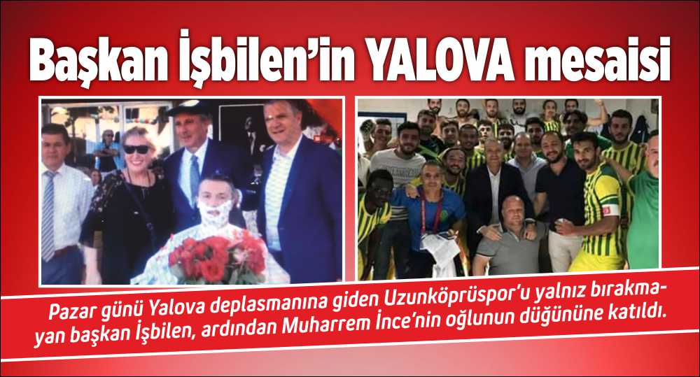 24 Eylül Pazar günü Yalova deplasmanına giden Uzunköprüspor’u yalnız bırakmayan