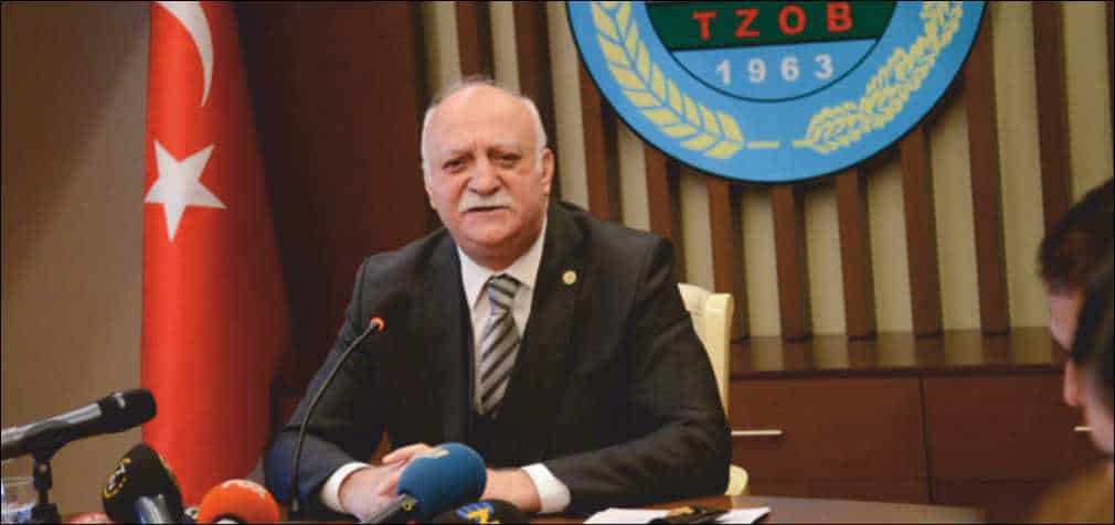 Türkiye Ziraat Odaları Birliği (TZOB) Genel Başkanı Şemsi Bayraktar, Türkiye