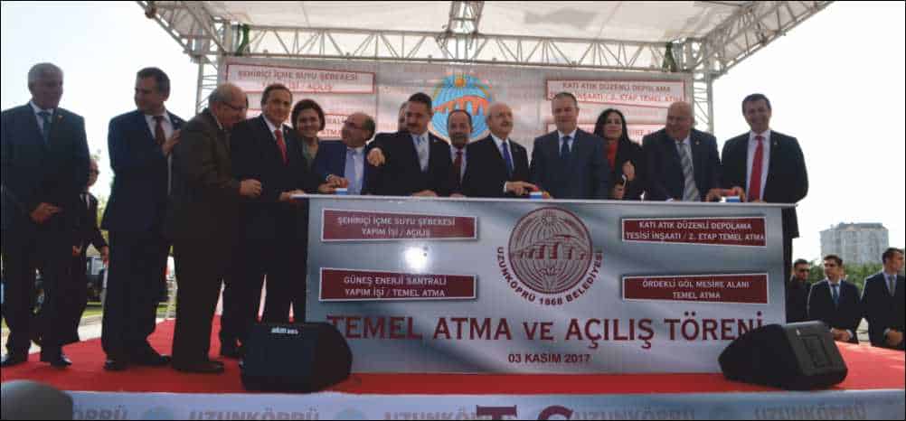 CHP Genel Başkanı Kemal Kılıçdaroğlu; “Uzunköprü’de ne yapıyorlarsa, CHP’ye yetki