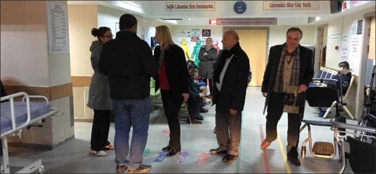 CHP Uzunköprü Belediye Başkan Adayı Özlem Becan, Uzunköprü Devlet Hastanesi’nde