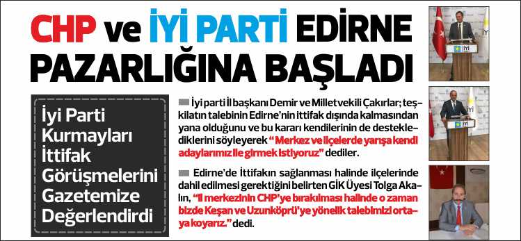 &nbsp; İyi parti İl başkanı Demir ve Milletvekili Çakırlar, teşkilatın