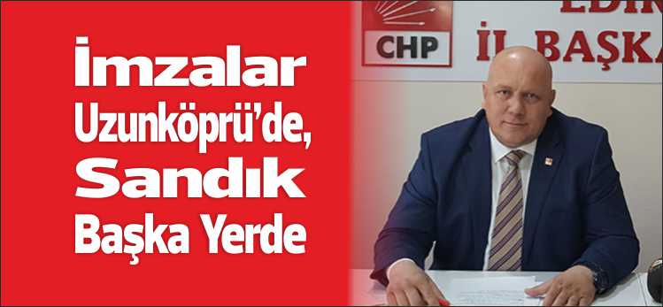 CHP Edirne il başkanı Fevzi Pekcanlı, il genel meclisi adaylarını