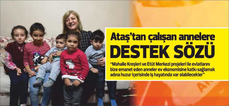 “Mahalle Kreşleri ve Etüt Merkezi projeleri ile evlatlarını bize emanet