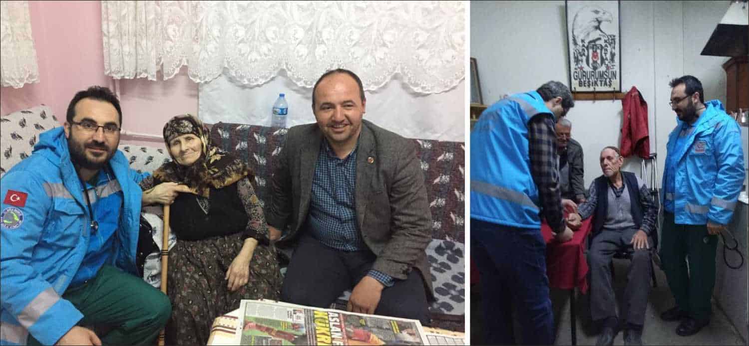 Başhekim Özgür Kavak sıra dışı bir uygulamaya imza atarak mesai