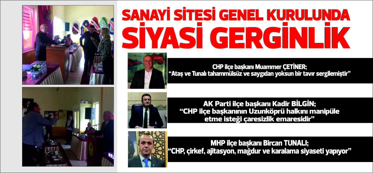 CHP ilçe başkanı ÇETİNER; “Ataş ve Tunalı tahammülsüz ve saygıdan