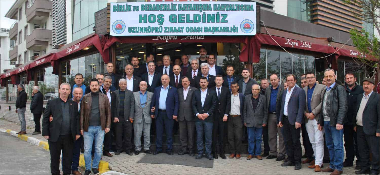 Uzunköprü Ziraat Odası  başkanlığı mahalli idareler seçiminde yeni seçilem mahalle