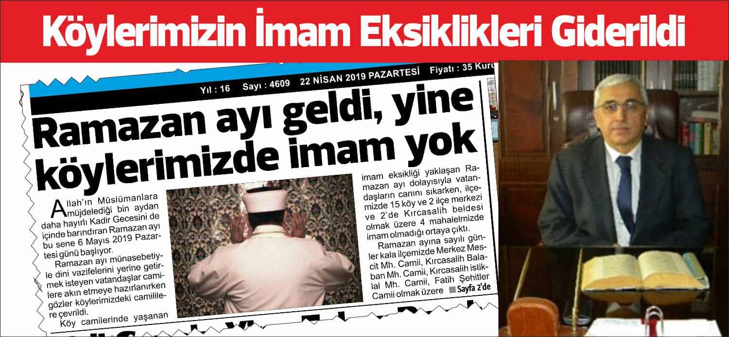 22 Nisan günü gazetemizden duyurduğumuz “Ramazan ayı geldi, köylerimizde yine