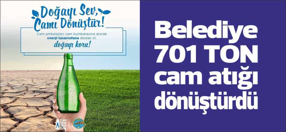 Uzunköprü Belediyesi “cam yeniden cam” projesi ile ilçemizde bulunan cam