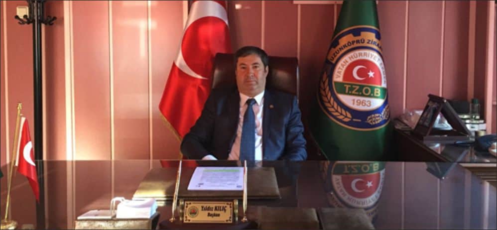 Uzunköprü Ziraat Odası Başkanı Yıldız Kılıç,  Çiftçi Kayıt Sistemi (ÇKS)
