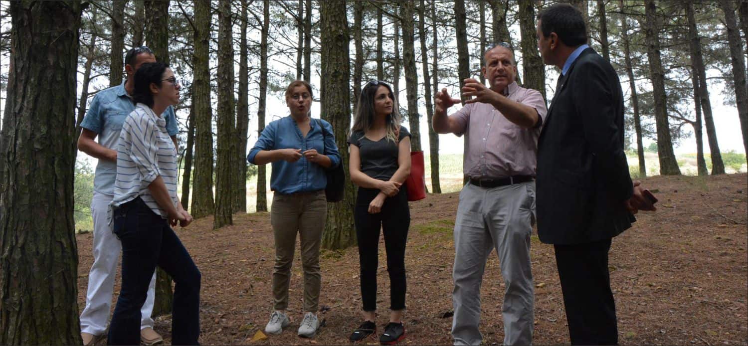 Bursa Büyükşehir Belediyesine ziyarette bulunan Keşan Belediye Başkanı Mustafa Helvacıoğlu