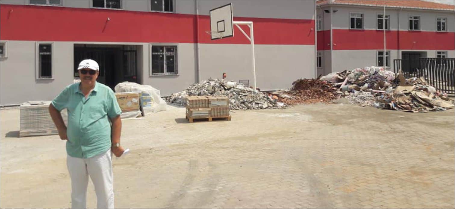 Depreme dayanıksız olduğu belirlenen ilçemizdeki bazı okullar için güçlendirme çalışmaları