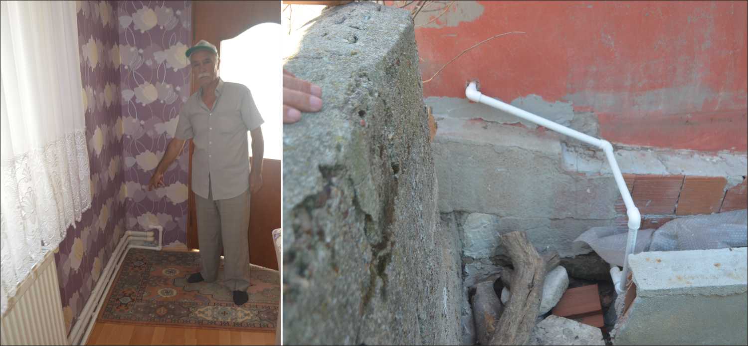 “Evime 70 metre uzaklıktan su borusu çektirdikleri yetmezmiş gibi, birde