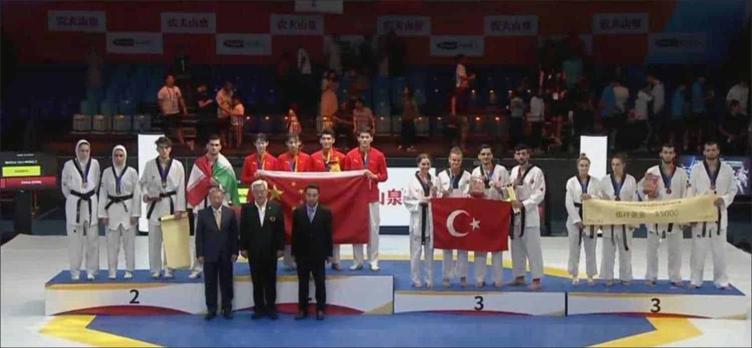ÇİN’in WUXİ kentinde düzenlenen Dünya Takımlar Taekwondo Şampiyonasında milli sporcumuz