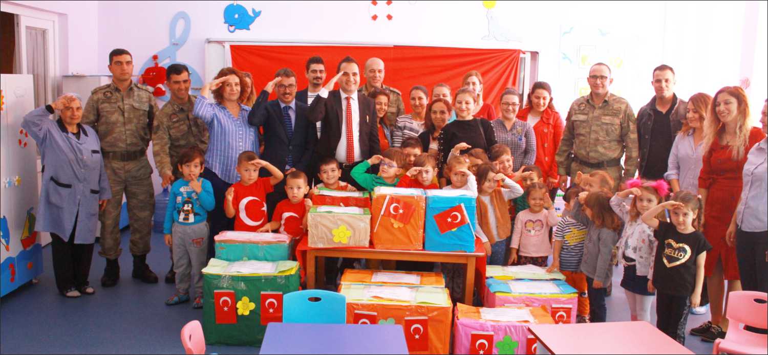 Mesleki ve teknik Anadolu lisesi anaokulunun minik öğrencileri Türkiye’nin güney