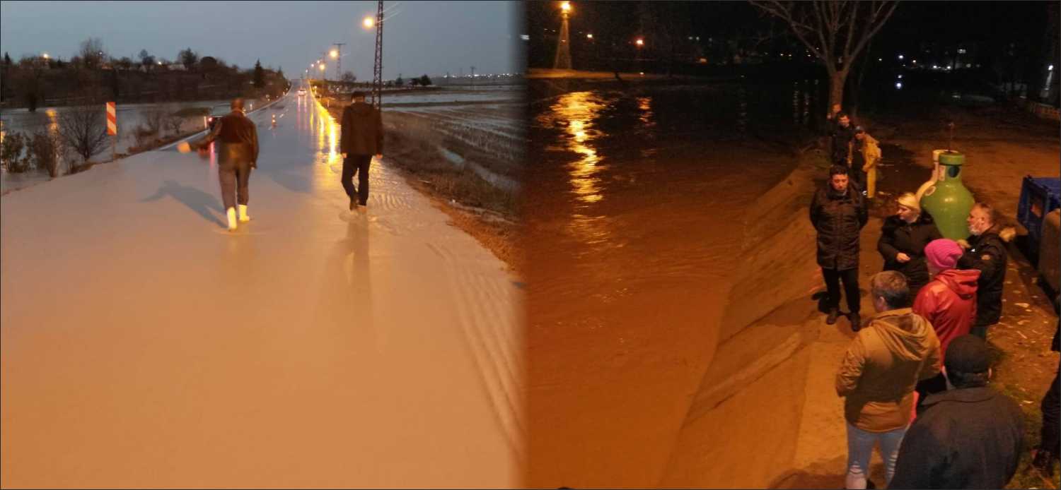 Geride bıraktığımız gün Edirne ilinin tamamında etkisini şiddetli şekilde gösteren