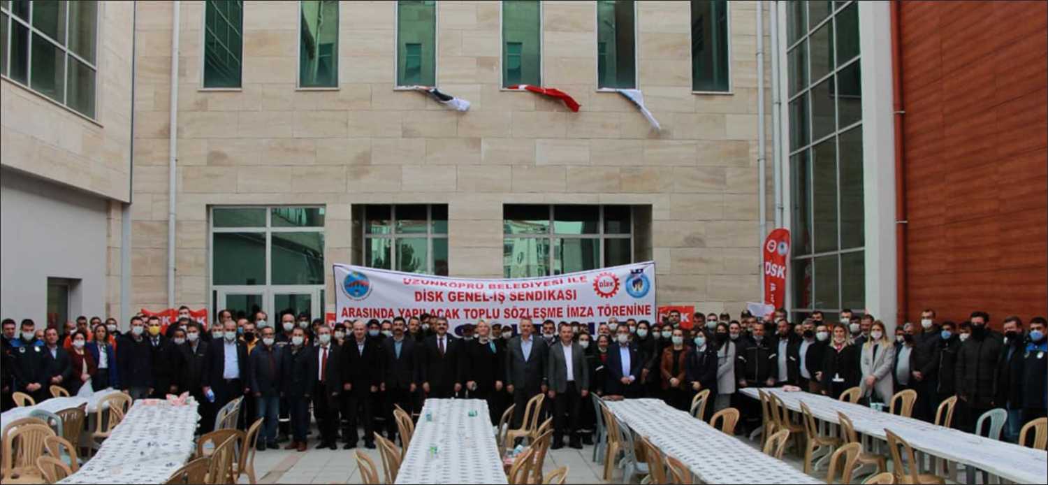 Uzunköprü Belediyesiyle, Genel-İş Sendikasıyla toplu iş sözleşmesi imzalandı. Söz konusu