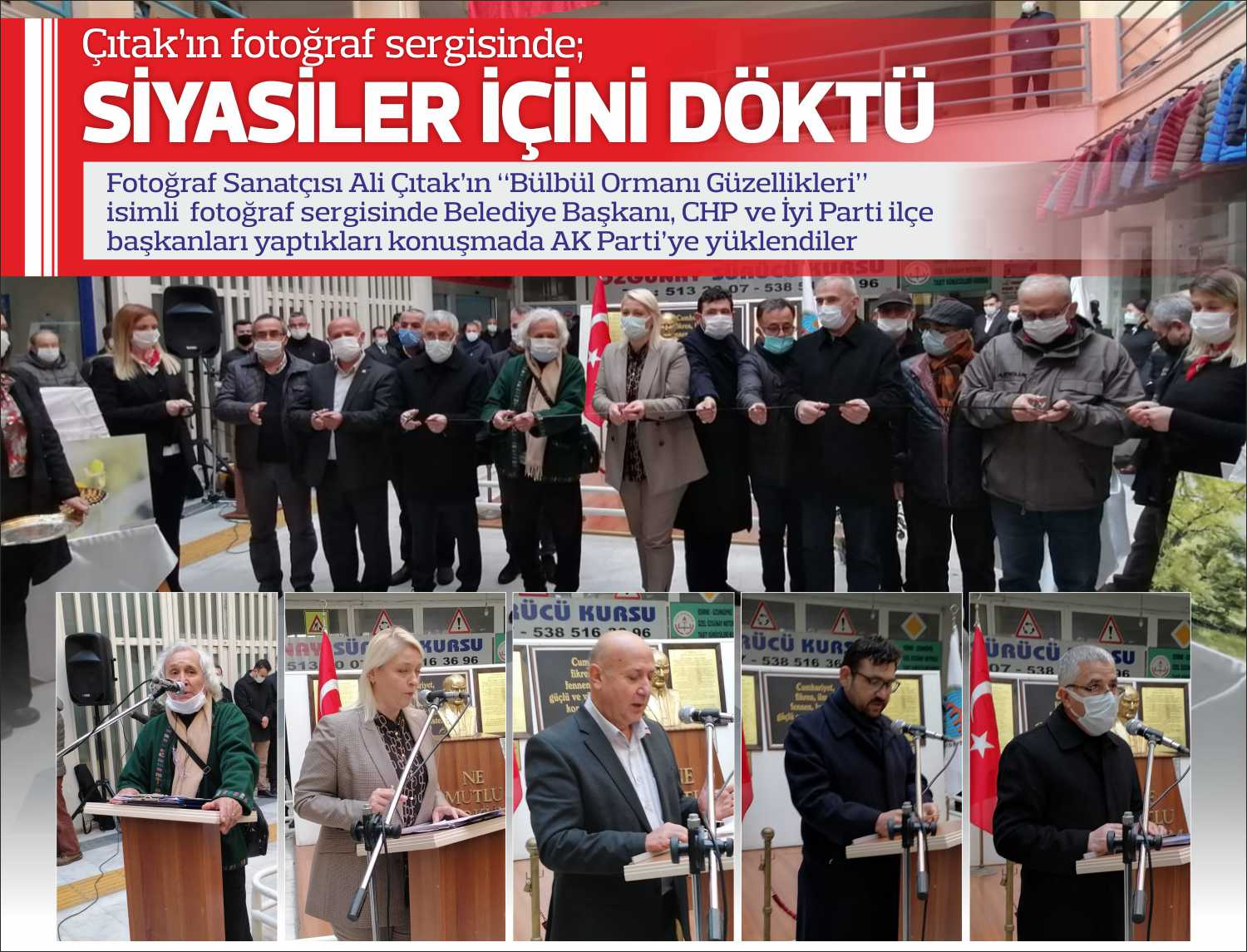 Fotoğraf Sanatçısı Ali Çıtak’ın “Bülbül Ormanı Güzellikleri” isimli fotoğraf sergisinde