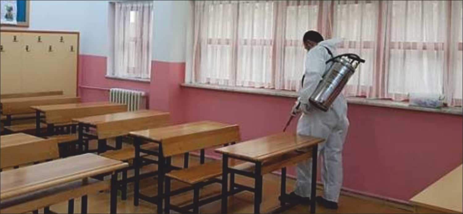 Uzunköprü Kaymakamlığı İlçe Hıfzıssıhha Kurulu tarafından ilçemizde toplam 5 okulda