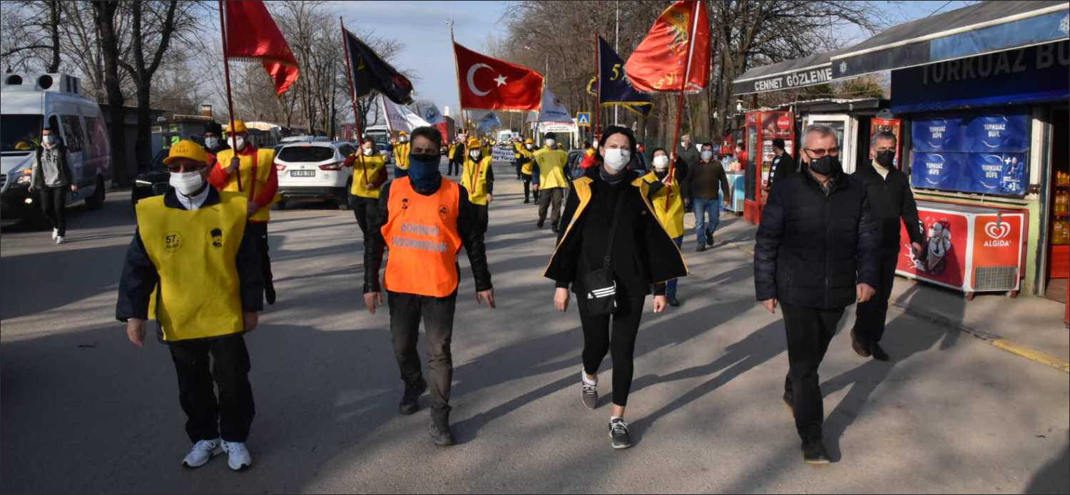 Çanakkale Deniz Zaferinin kutlamaları nedeniyle 57. Alay Komitesi tarafından her