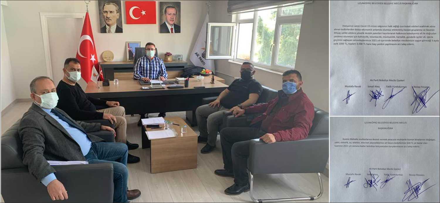 Uzunköprü Belediye Meclisinin Nisan ayı olağan meclis toplantısında AK Partili