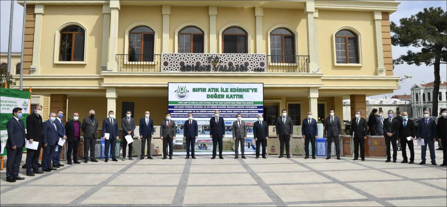 “Sıfır Atık ile Edirne’ye Değer Kattık” sloganıyla yürütülen ve Edirne’de