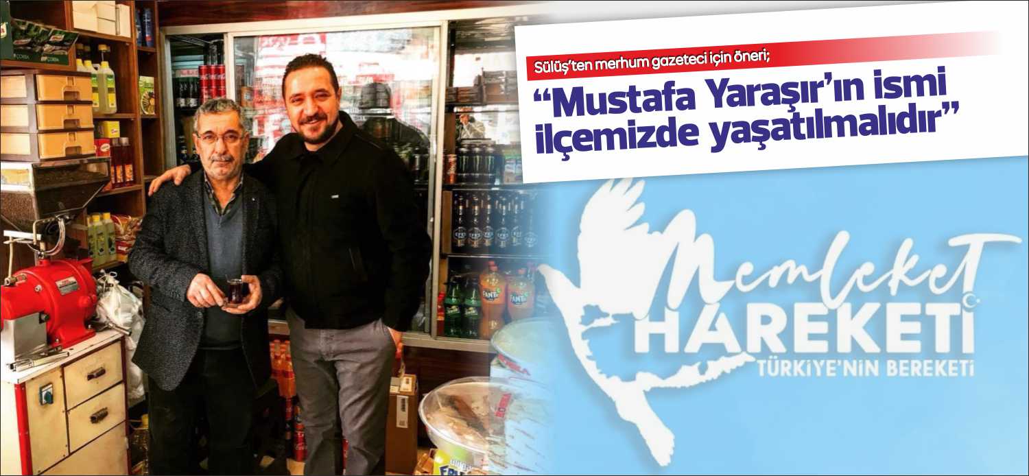 Memleket Hareketi Uzunköprü temsilcisi İnanç Sülüş sosyal medya hesabından yaptığı