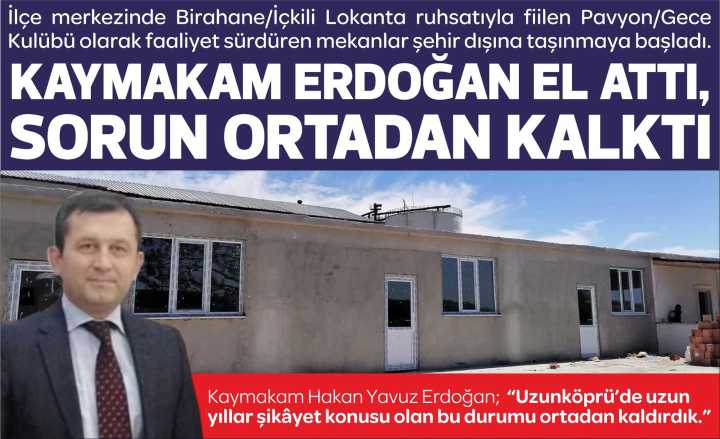 Birahane/İçkili Lokanta ruhsatıyla fiilen Pavyon/Gece Kulübü olarak faaliyet sürdüren mekanlar