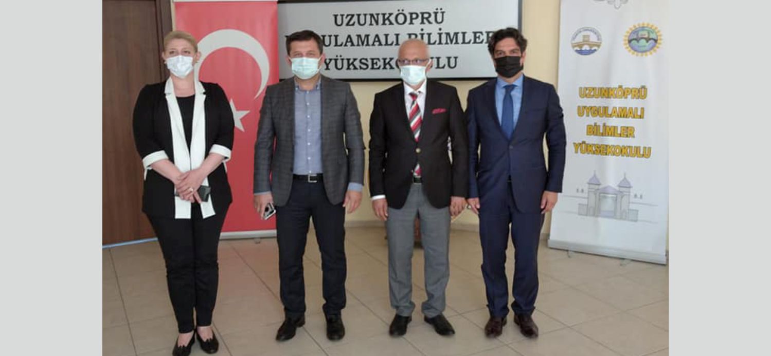 Uzunköprü Kaymakamı Hakan Yavuz Erdoğan ve Uzunköprü Belediye Başkanı Özlem