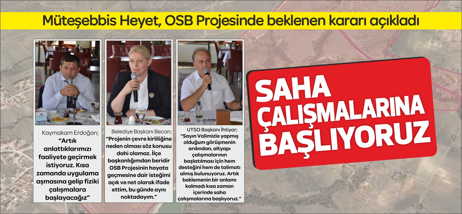 Kaymakam Hakan Yavuz Erdoğan; “Artık anlattıklarımızı faaliyete geçirmek istiyoruz. Kısa