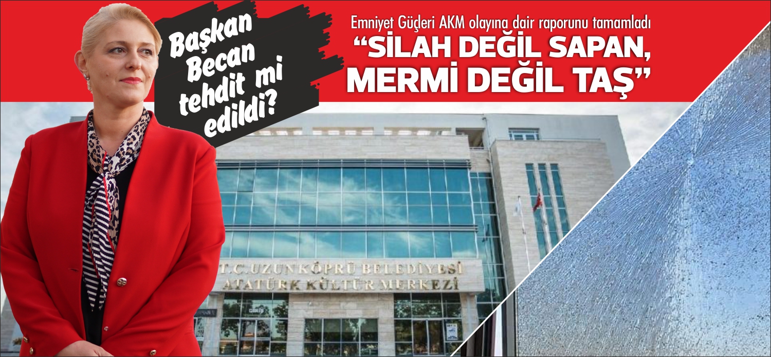 Uzunköprü Belediyesi Atatürk Kültür Merkezi’de yer alan başkanlık makamı ile