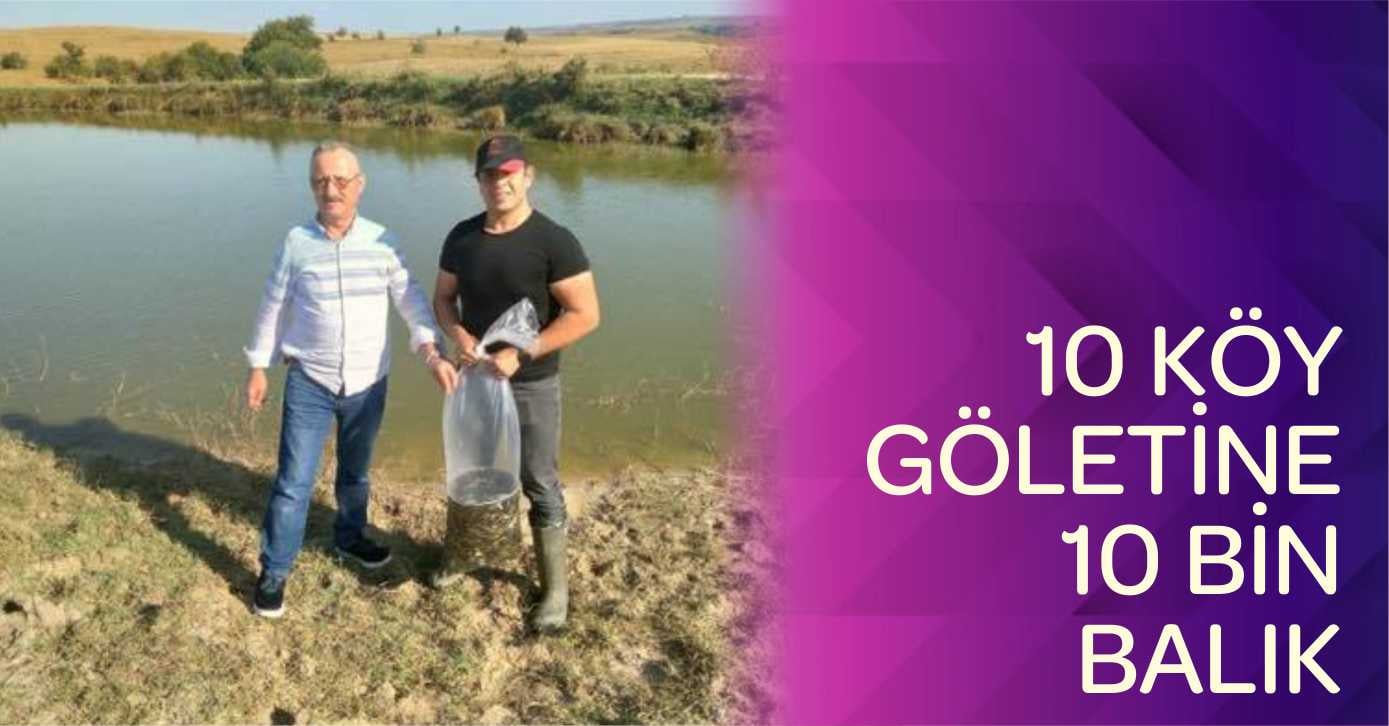 Tarım Bakanlığı tarafından, yürütülen “Su Kaynaklarının Balıklandırılması Projesi” kapsamında İlçemizde