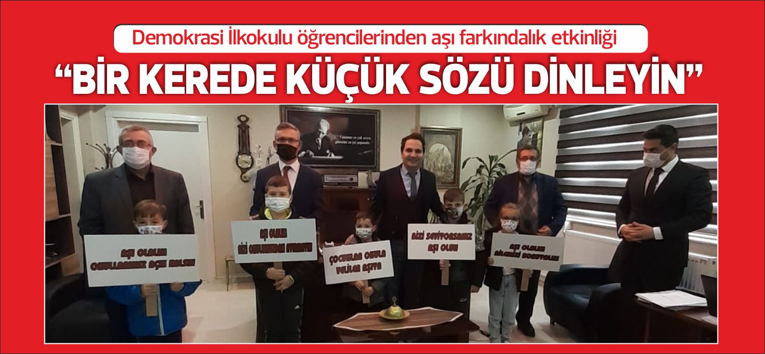 Demokrasi İlkokulu Okul Aile Birliği tarafından hayata geçirilen etkinlik kapsamında