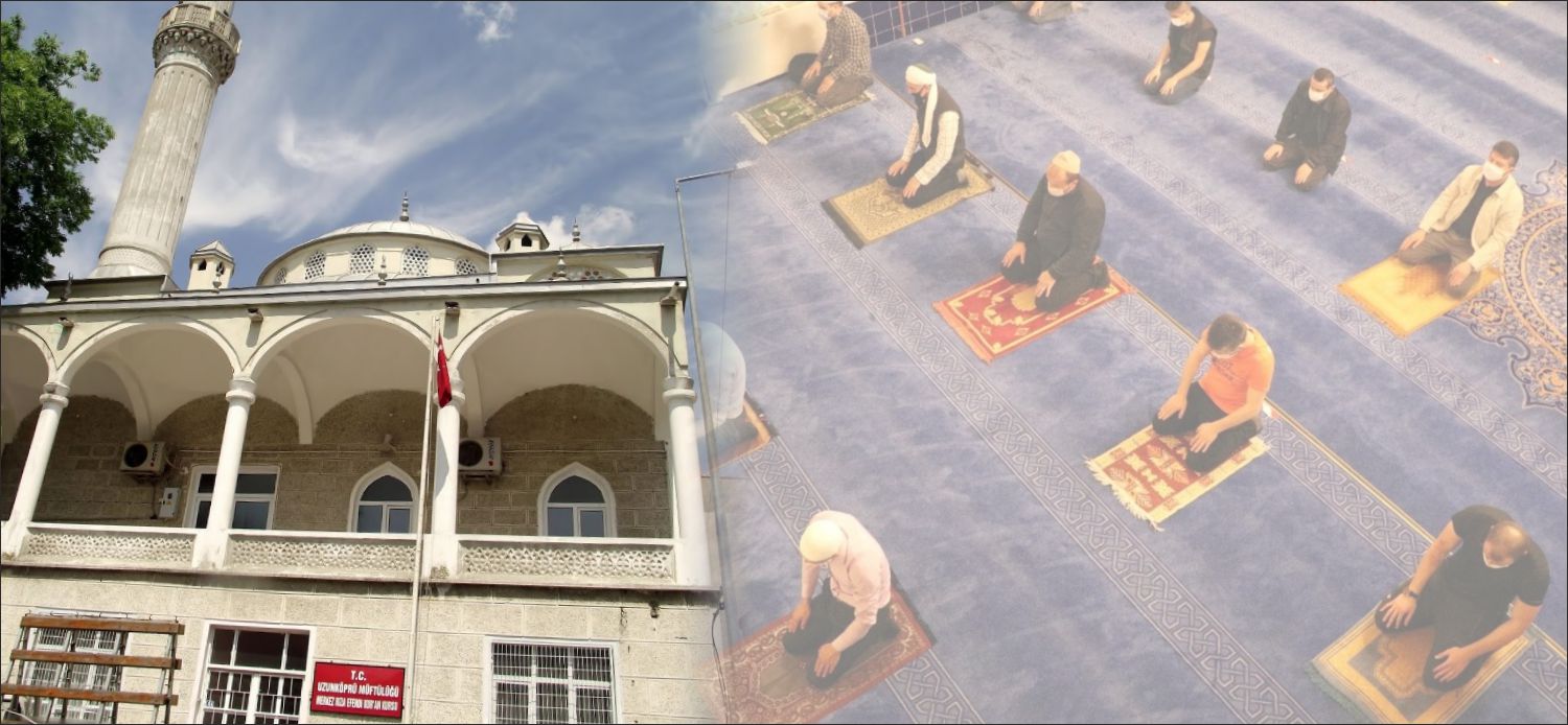 Uzunköprü Müftülüğü tarafından covid 19 salgını dolayısıyla ara verilen sabah