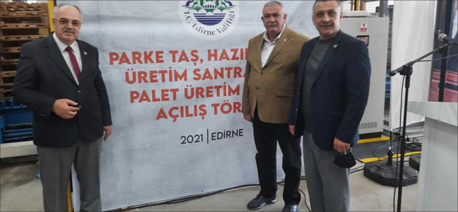 Edirne Valiliği’nin projesi ile Meriç Nehri’nin kumunun değerlendirileceği Parke Taş