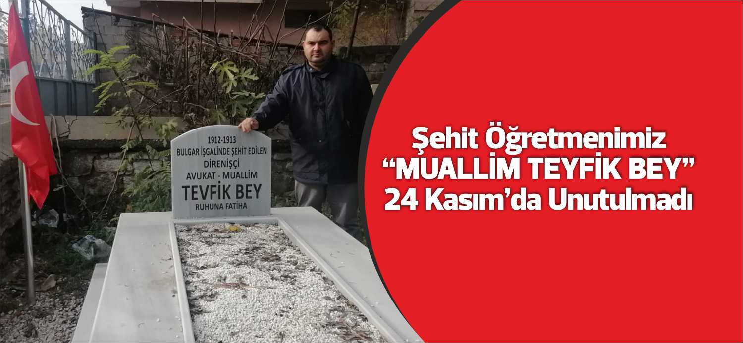 24 Kasım öğretmenler günü anma etkinlikleri kapsamında “ŞEHİT ÖĞRETMENLERİMİZİN ANISINA”