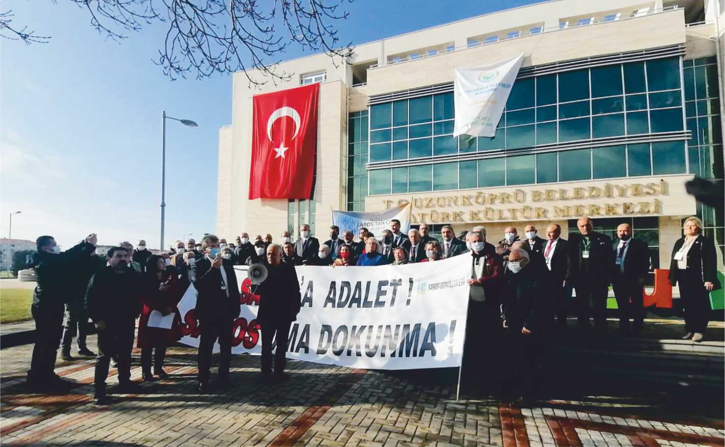 Saros Körfezi’ndeki Sazlıdere ve Gökçetepe köyleri arasına BOTAŞ’ın kurmayı planladığı
