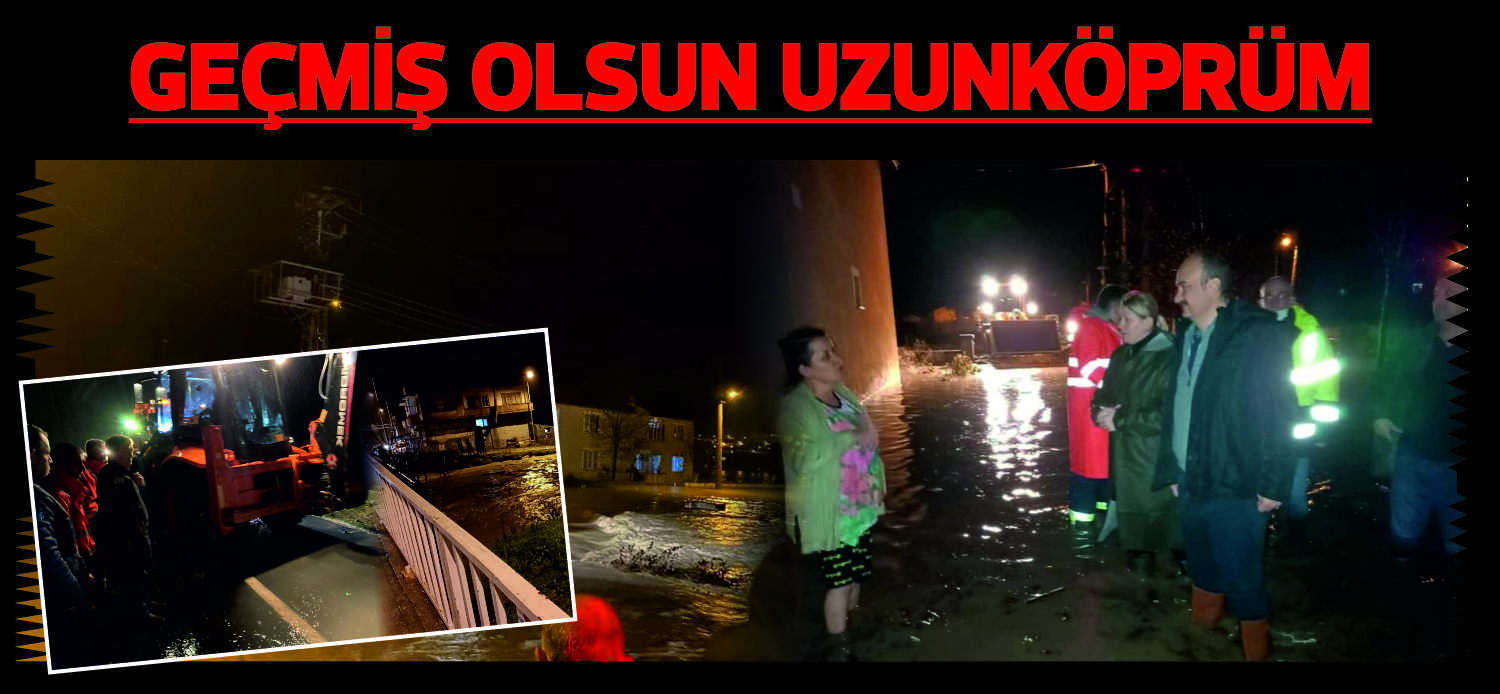Meteorolojinin Trakya’da sağanak yağış uyarısının ardından, ilçemizde 27 Aralık Pazartesi
