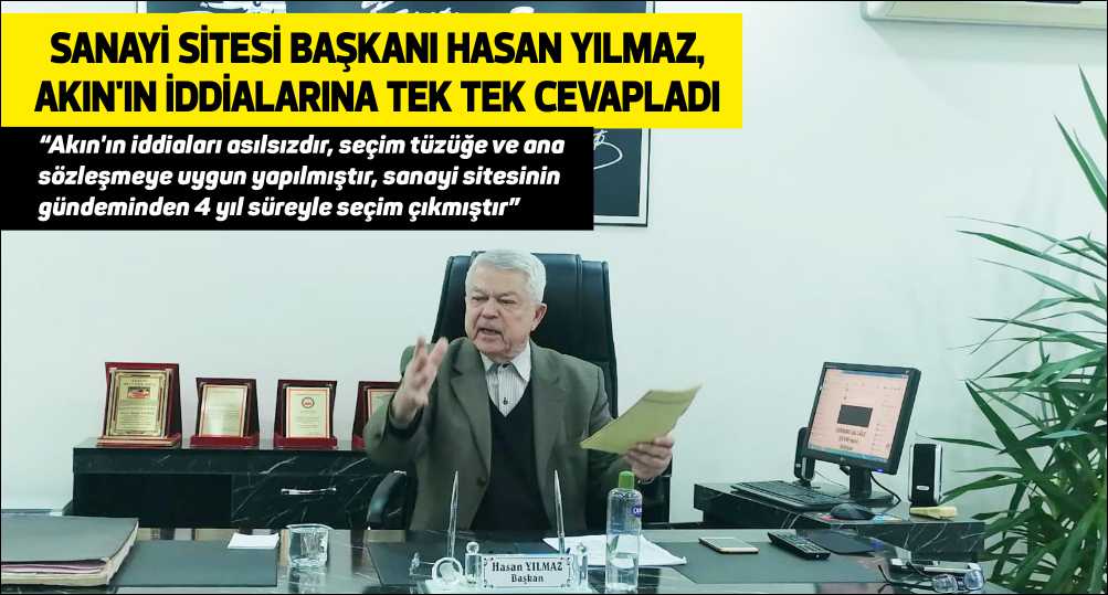 Başkan Yılmaz: “Akın’ın iddiaları asılsızdır, seçim tüzüğe ve ana sözleşmeye