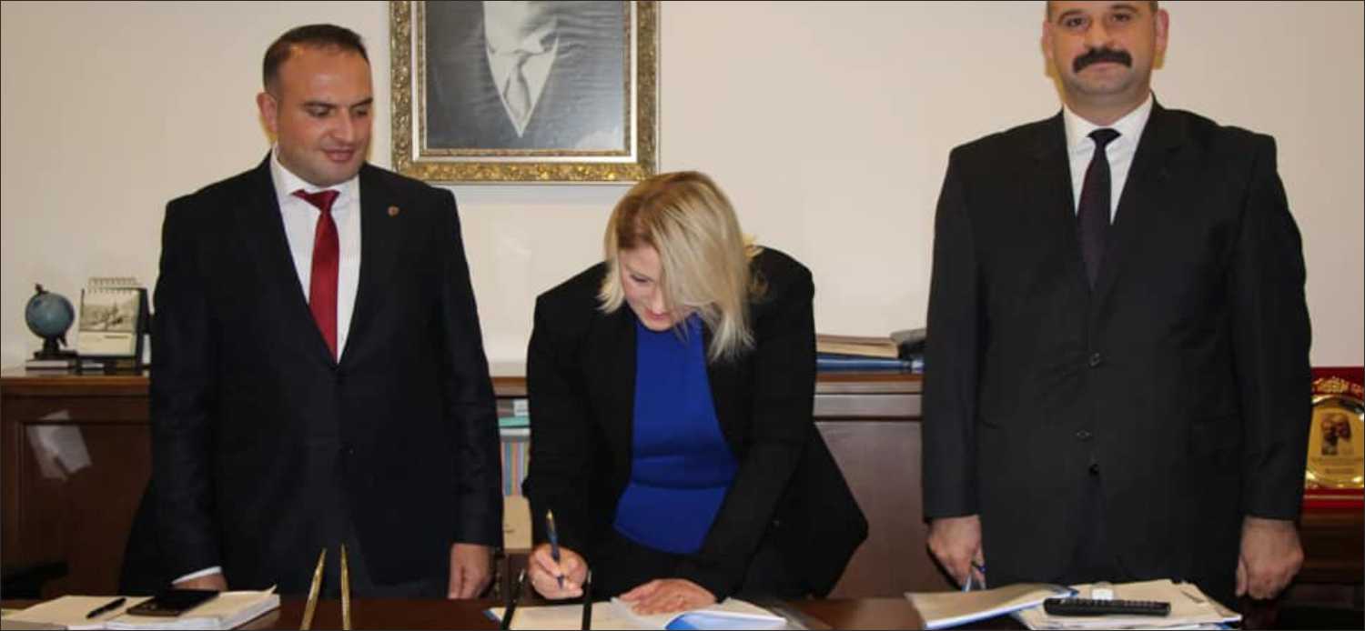 Uzunköprü Belediyesi ile Tüm yerel-Sen yetkilileri arasında yeni yılın toplu